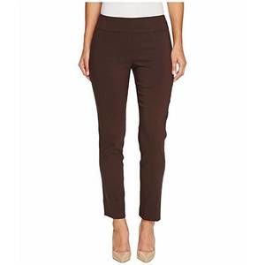 NEW KRAZY LARRY p-507 solid straight pants in brown